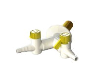 Two Way Wall Mounted Drop Lever Gas Tap - 900036