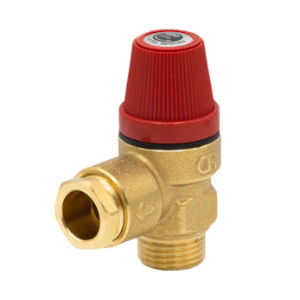 Altecnic / Caleffi 312 Series Safety Pressure Relief Valve 1/2" M x 15mm 4 Bar - 312405CST