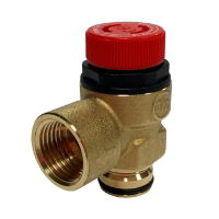 Altecnic / Caleffi Series 312 Pressure Relief Valve 1/2" Pushfit x F 3 Bar - A312401CST