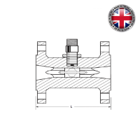 Flanged Liquid Turbine Flow Meter