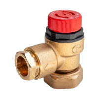 Altecnic / Caleffi Pressure Relief Valve 3/4" Loose Nut Connection x 1/2" F 6 Bar - F0000992