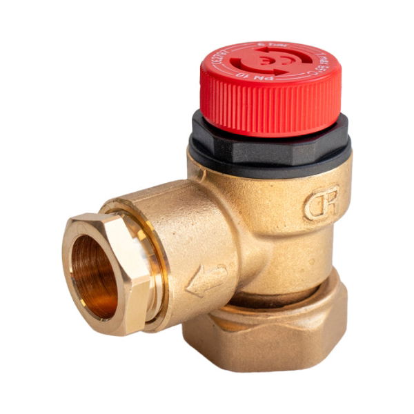 Altecnic / Caleffi Pressure Relief Valve 3/4" Loose Nut Connection x 1/2" F 6 Bar - F0000992