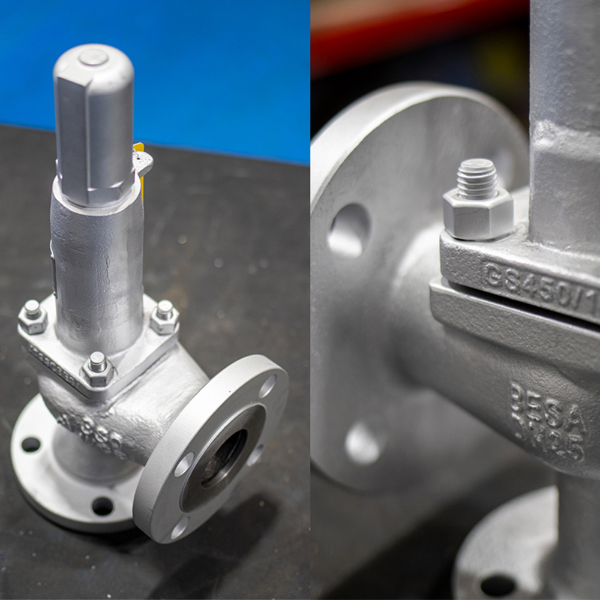 Besa 131 Safety Valve - Cast Iron - Cap