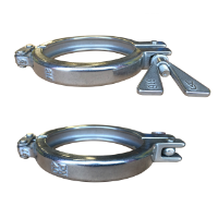 Tri-Clamp Double Hinge Stainless Steel Clamp