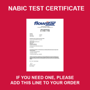 NABIC Pressure Test Certificate