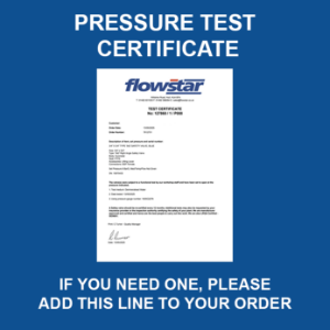 Pressure Test Certificate